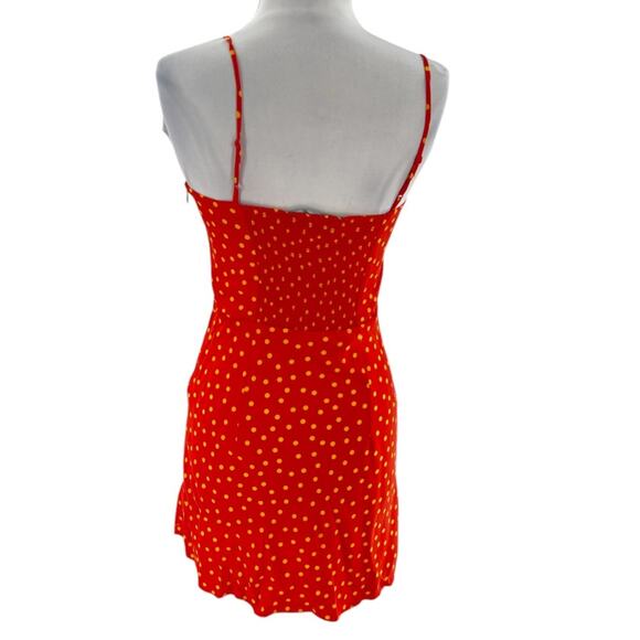 Realisation Par Inez Red polka dot Dress Sz S - Picture 3 of 8